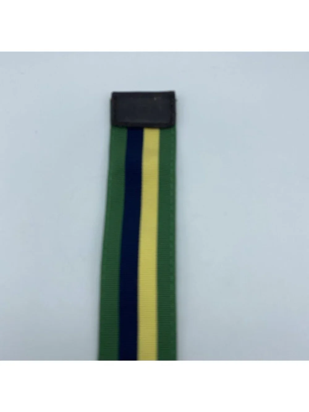 Unbranded Green Yellow Blue D-Ring Belt Men’s Size L Casual 42”
